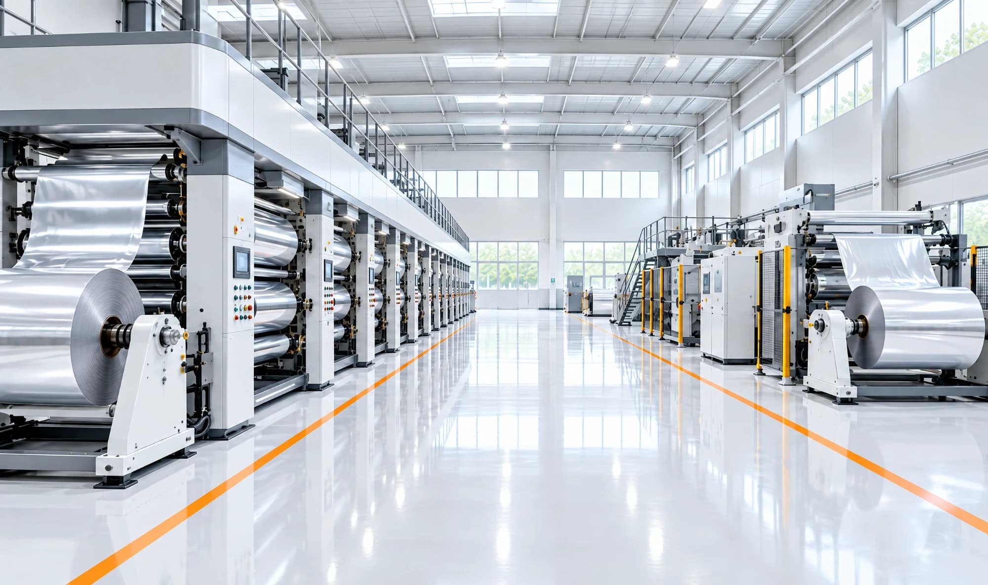 Illustration — a clean production line
